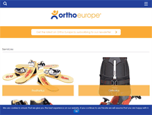 Tablet Screenshot of ortho-europe.com